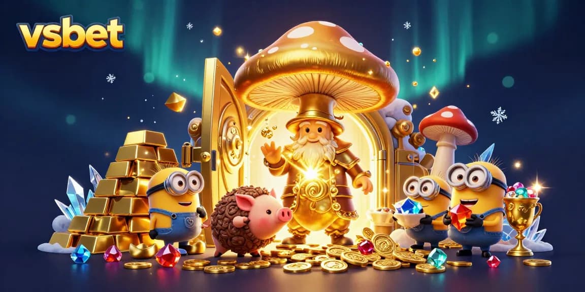 Engage with vsbet's exciting gaming world filled with treasures and magical characters.