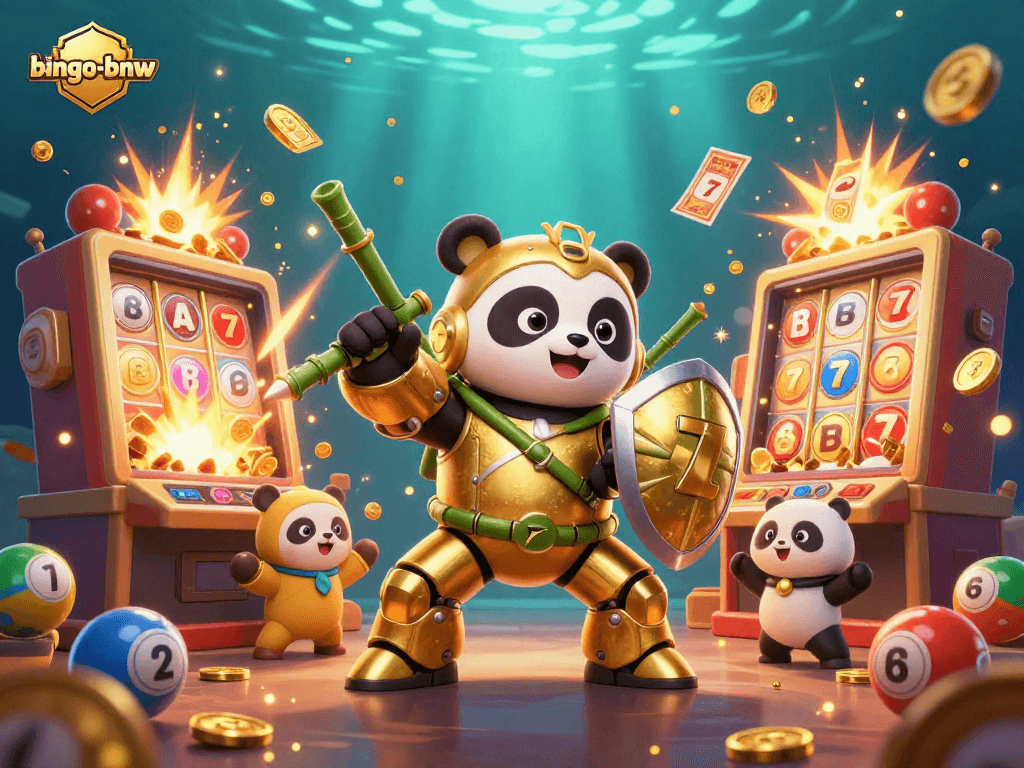 Engage in vibrant Bingo gameplay with bingo-bnw featuring dynamic characters and high-energy scenes.