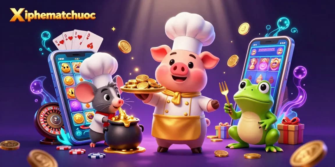 Engage in the xiphematchuoc online mahjong competition, featuring a vibrant gaming scene with gold coins.