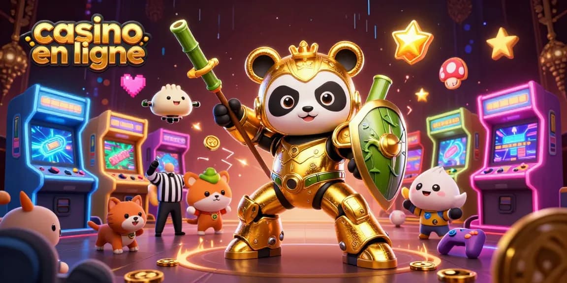 Gagnez de l'argent en jouant au casino en ligne dans une ambiance animée et colorée.