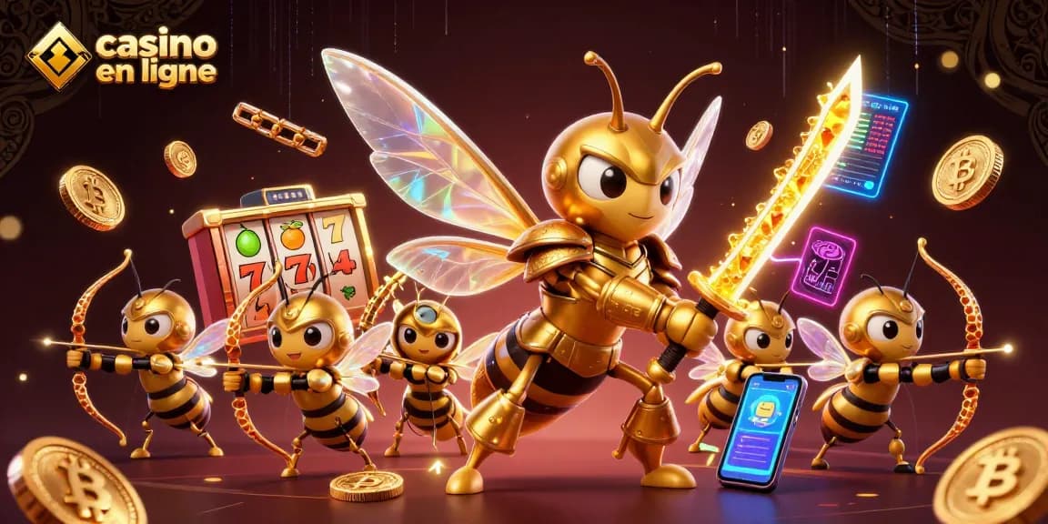 Jouez aux machines à sous sur casino en ligne avec des personnages animés et des éléments crypto fascinants.