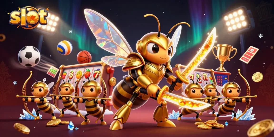 Spin exciting slot reels and win as the golden samurai hornet leads the fun!