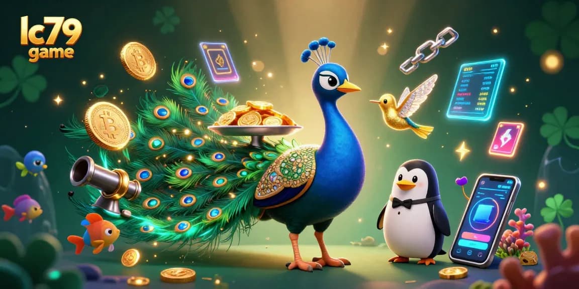 lc79 game với hình ảnh cá và vũ khí trong trò chơi bắn cá hấp dẫn.