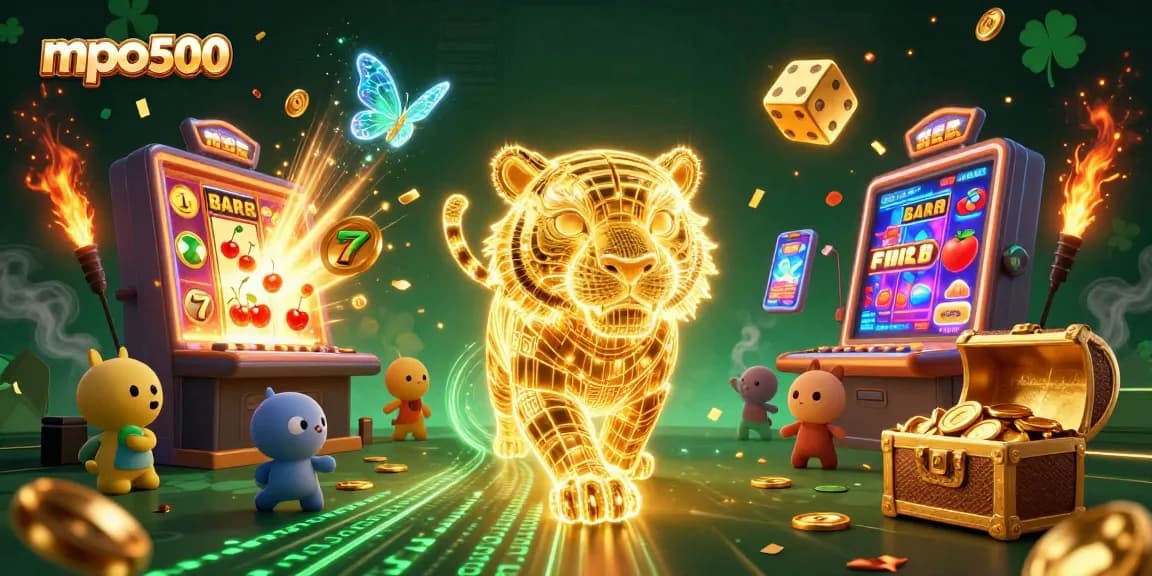 Experience exciting gameplay with mpo500 in a vibrant digital casino scene.