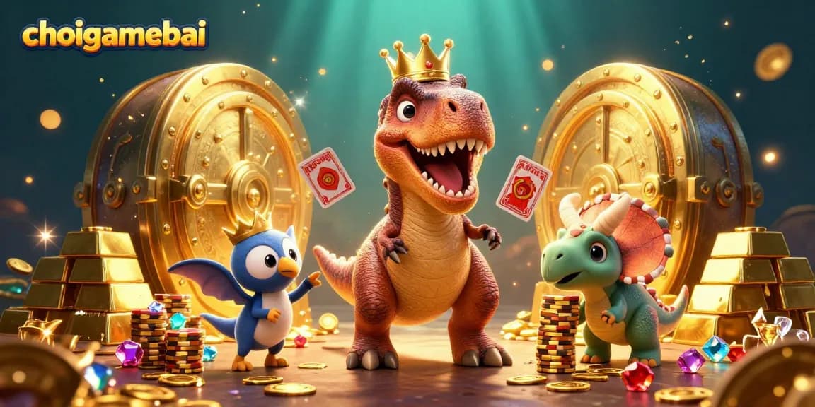 Join choigamebai players in an exciting card game scene with extraordinary characters and treasures.