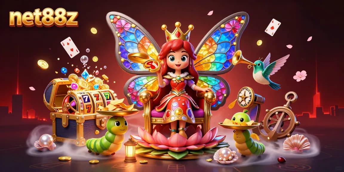 Engage in thrilling slots with net88z, where vibrant, magical characters meet casino excitement.