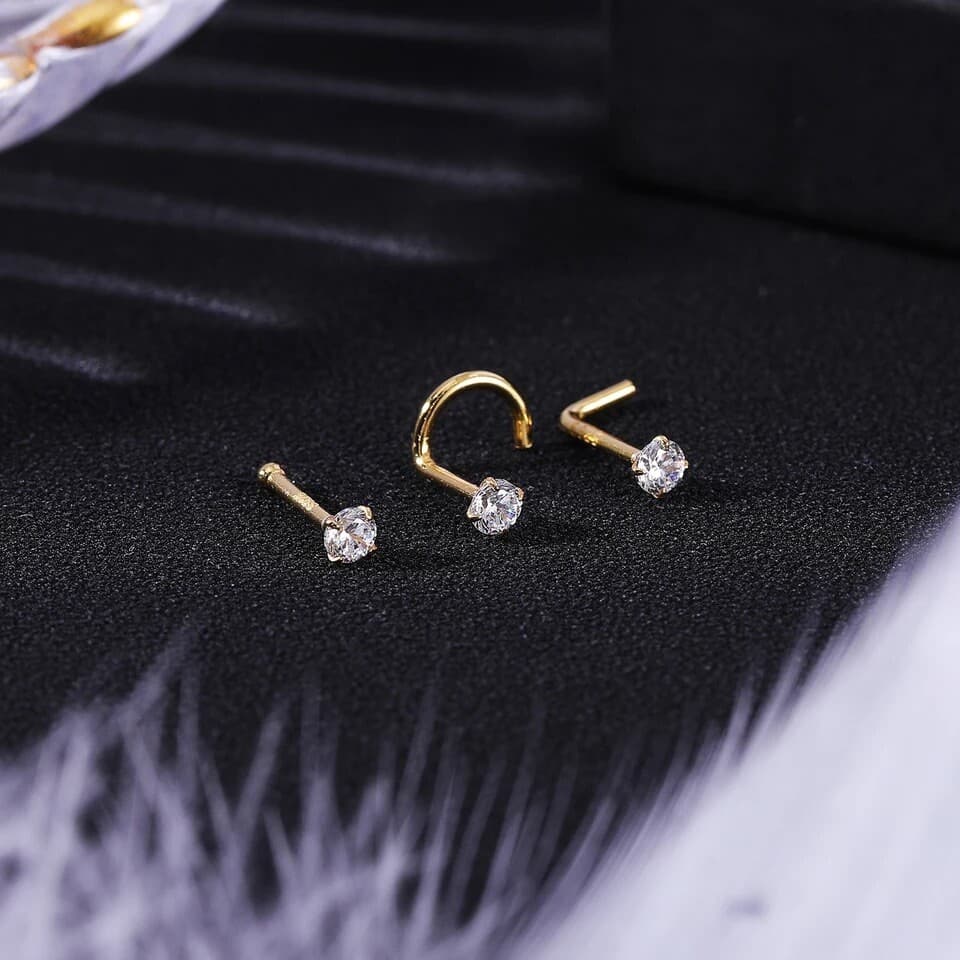 Diamond Nose piercing – Luxury Diamond Nose Piercing Options Online