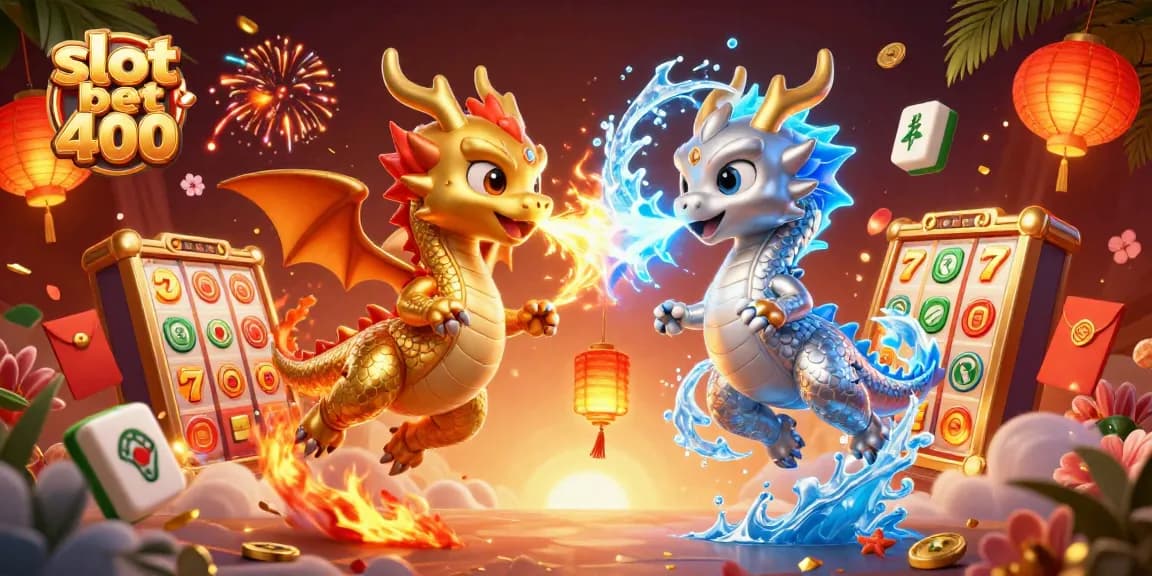 Experience exciting wins with slot bet 400 in a vibrant casino illustration.