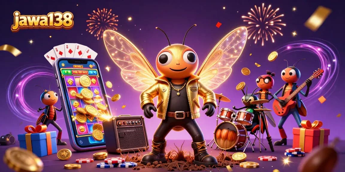 Menangkan permainan slot di jawa138 bersama cicada rock star yang energik!