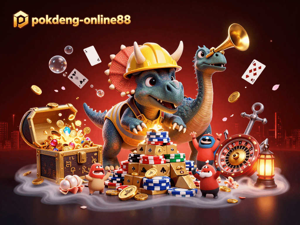 Celebrate the thrill of poker tricks with pokdeng-online88 in a vibrant casino scene full of excitement.