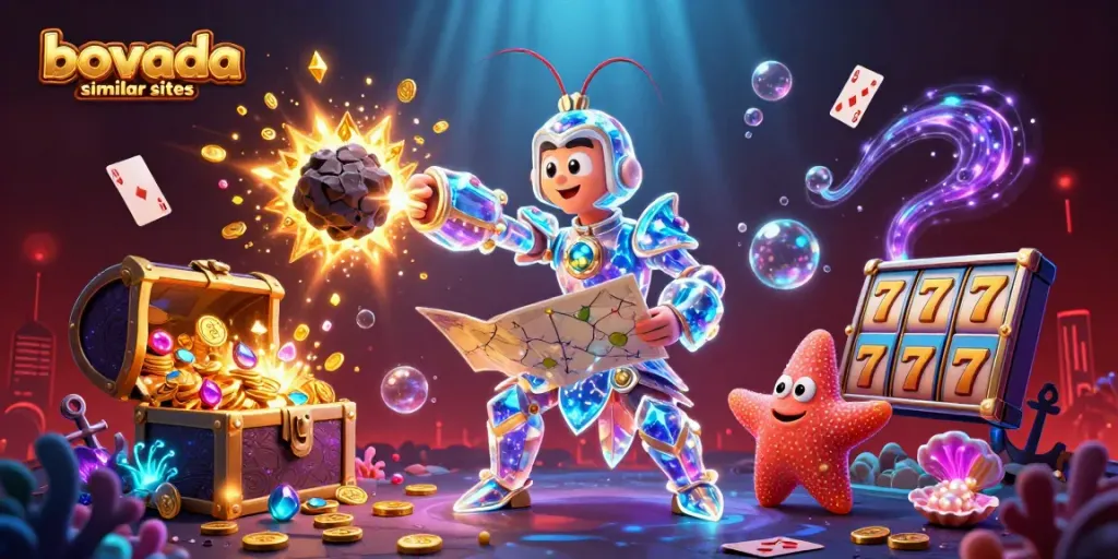 Explore top bovada similar sites with 3D galactic adventures in a vibrant casino universe.