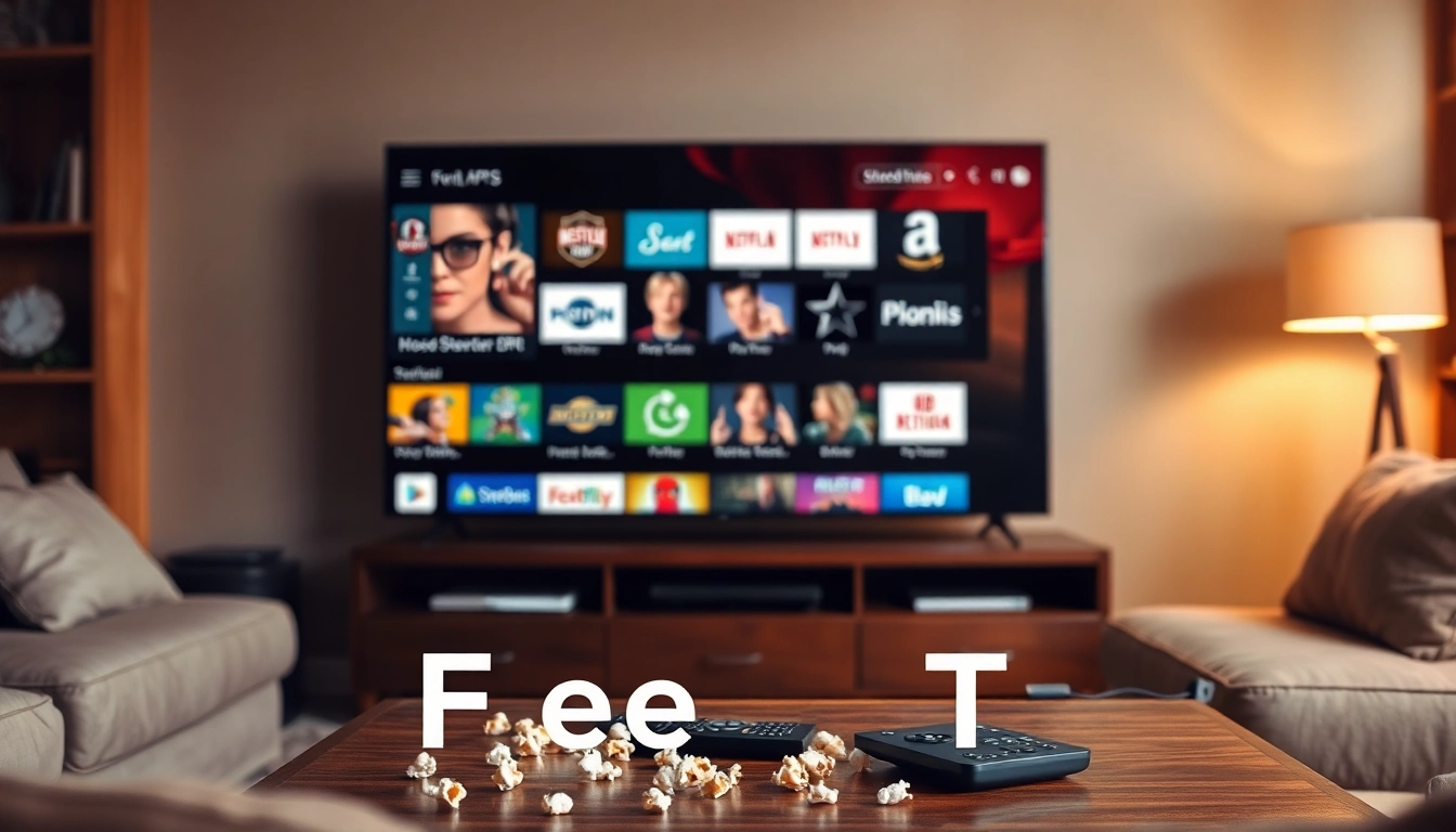 Experience the benefits of a FREE IPTV Trial in a cozy home entertainment setting.