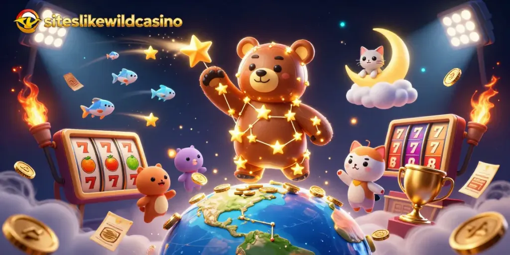 Experience big wins at siteslikewildcasino with vibrant casino elements and action-packed scenes.