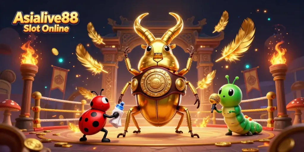 Engage with Asialive88 Slot Online in a rich, vibrant casino scene featuring dynamic gaming elements.
