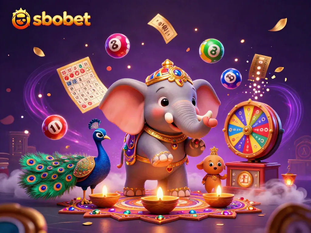 Experience sbobet with vibrant dynamic elements highlighting winning moments in a lavish online casino setting.
