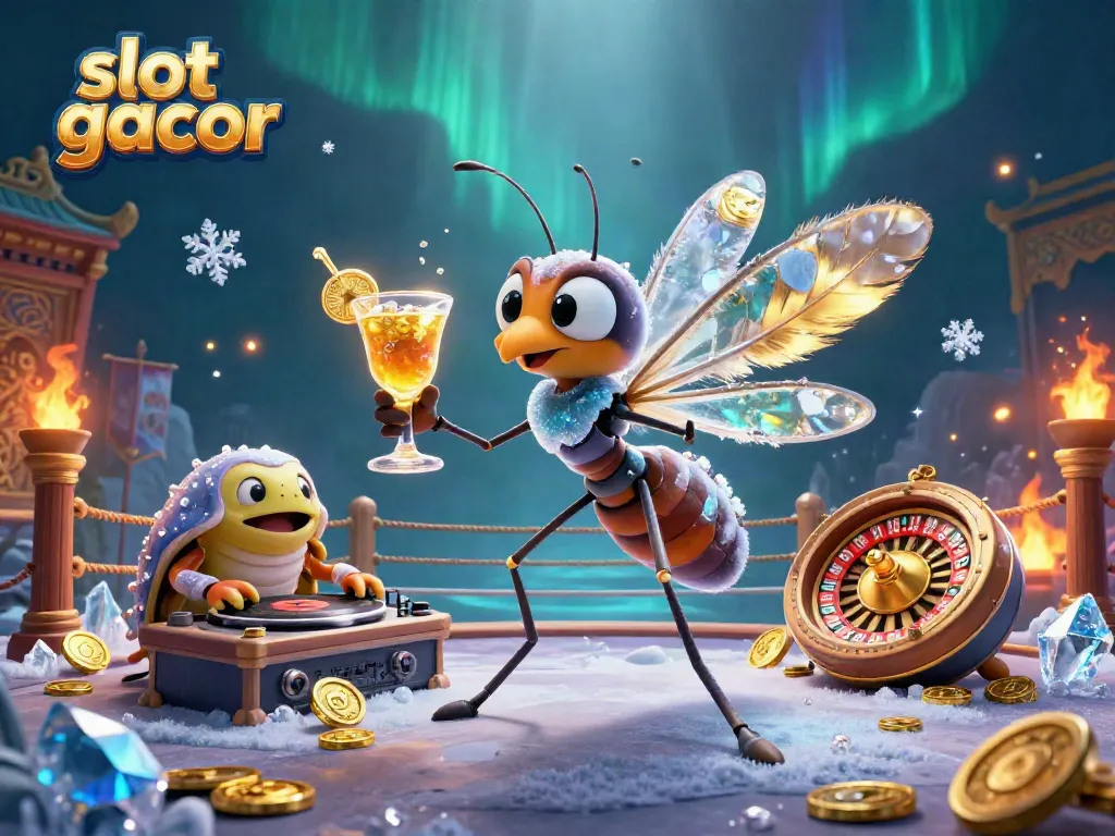 Experience vibrant slot gacor casino energy with dynamic 3D illustrations of unique characters.