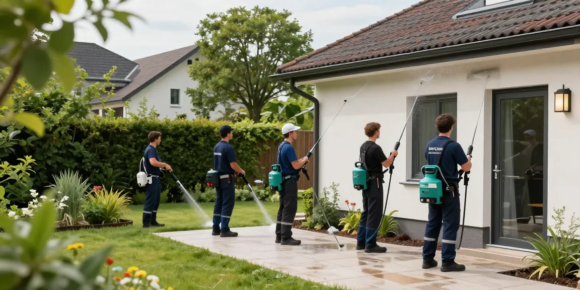 Fassadenreinigung Steffenberg: Professionelles Team reinigt umweltfreundlich.