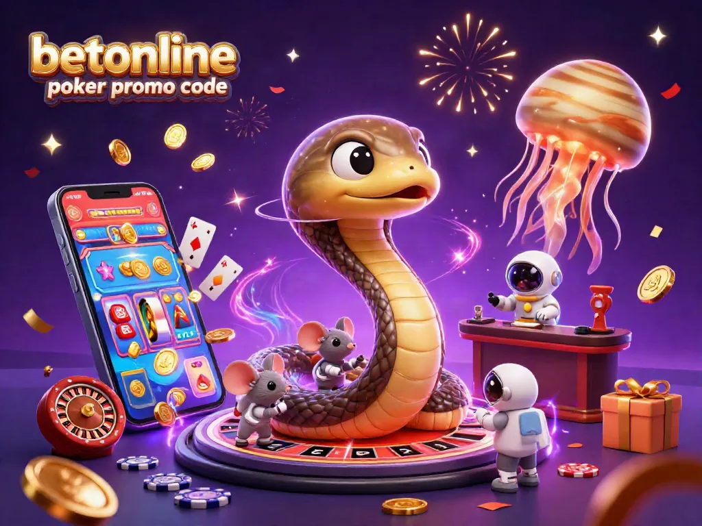 Experience the excitement with the betonline poker promo code, as cosmic gambling unfolds in vibrant detail.