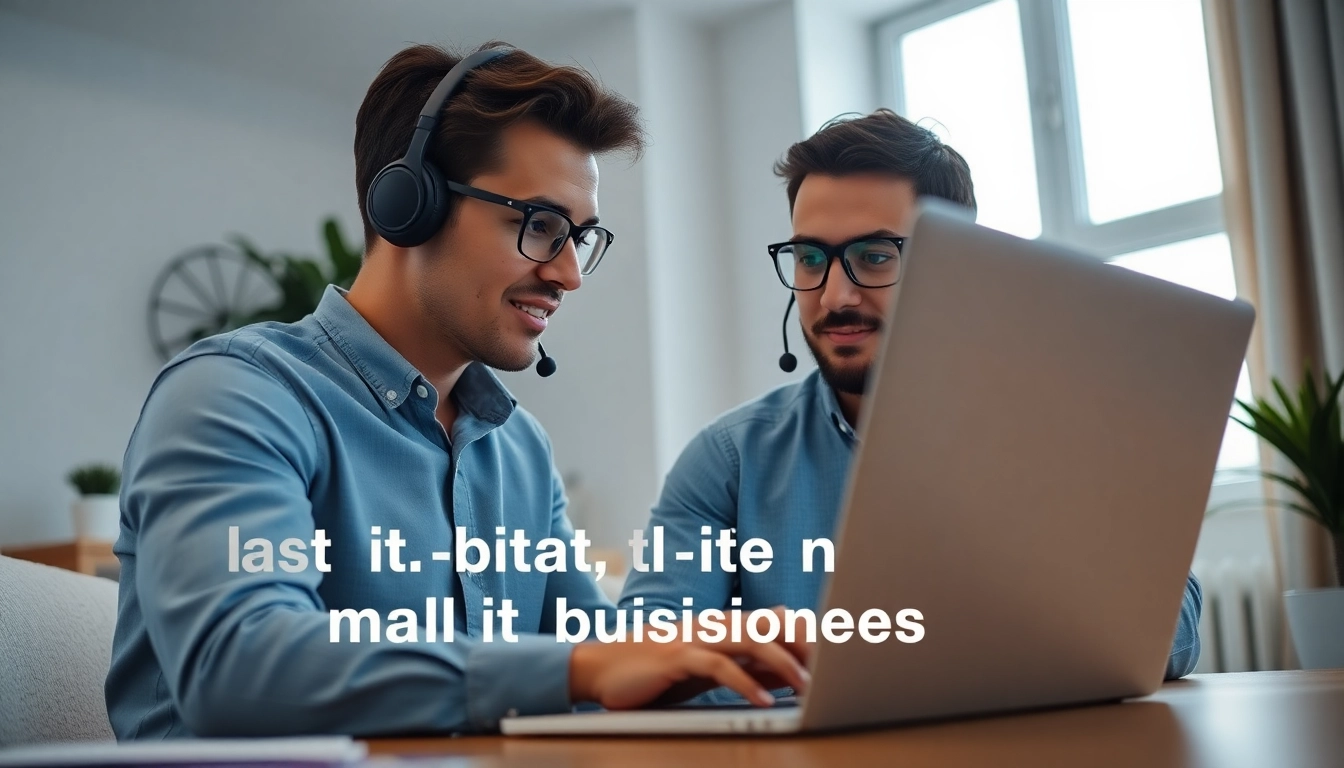 Enhancing remote IT support for small business with expert engagement in a home office.