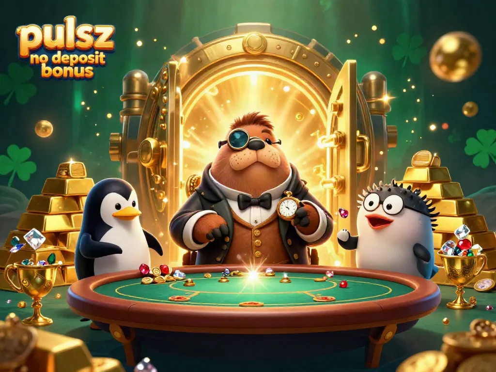 Play at Pulsz casino no deposit bonus for a chance to win as the walrus, penguin dealer, and pufferfish bluff.