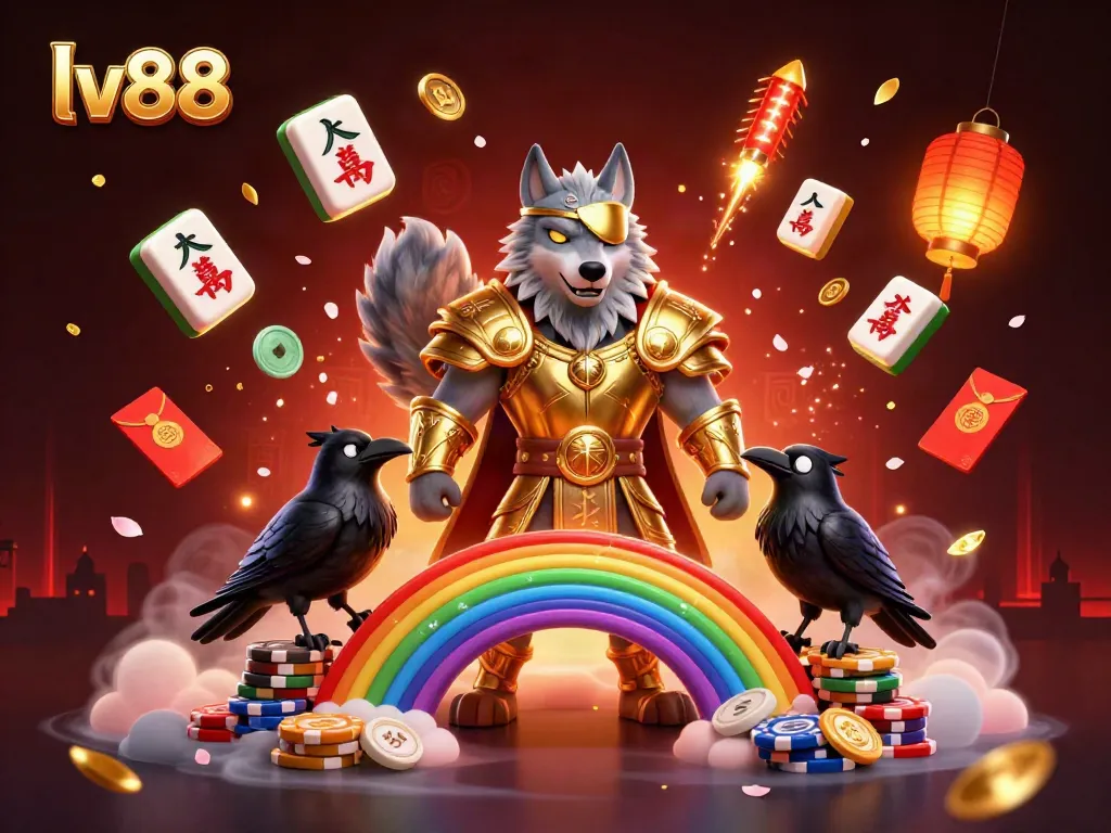 Engage in thrilling gameplay at lv88 with a 3D cartoon-style illustration featuring Norse mythology elements.