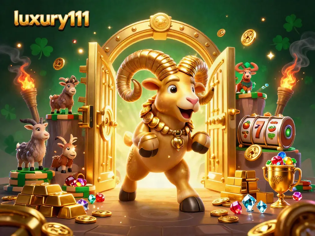 Engage in thrilling casino adventures with luxury111 in this stunning 3D casino illustration.