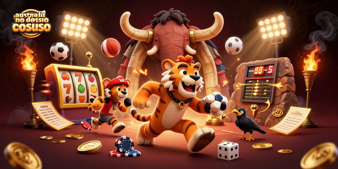 Explore exciting australia no deposit casino bonuses with a vibrant 3D casino scene featuring dynamic characters and gaming elements.