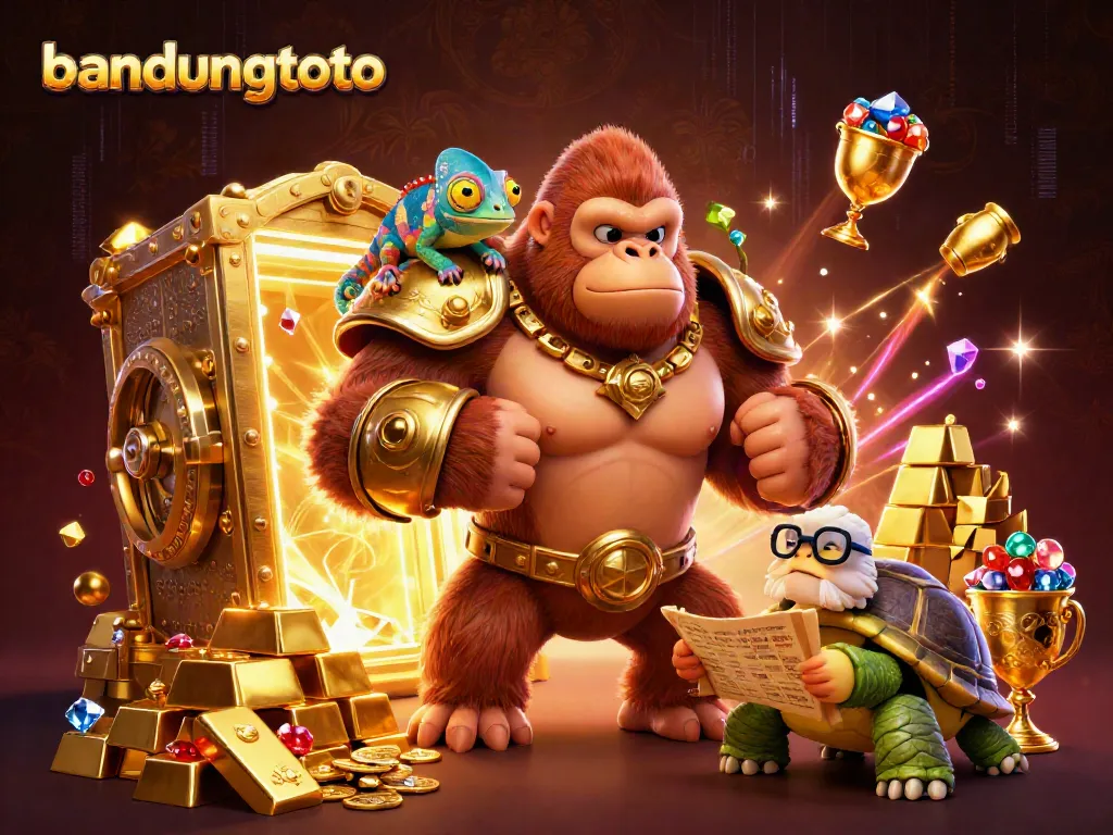 Experience thrilling game action with bandungtoto as characters embark on an exciting treasure hunt.
