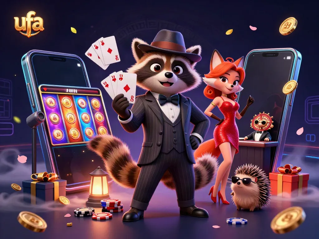 สนุกไปกับ ufa ในคาสิโนออนไลน์พร้อมด้วยการ์ตูน 3D ที่แสดงรอยยิ้มของโชคลาภ