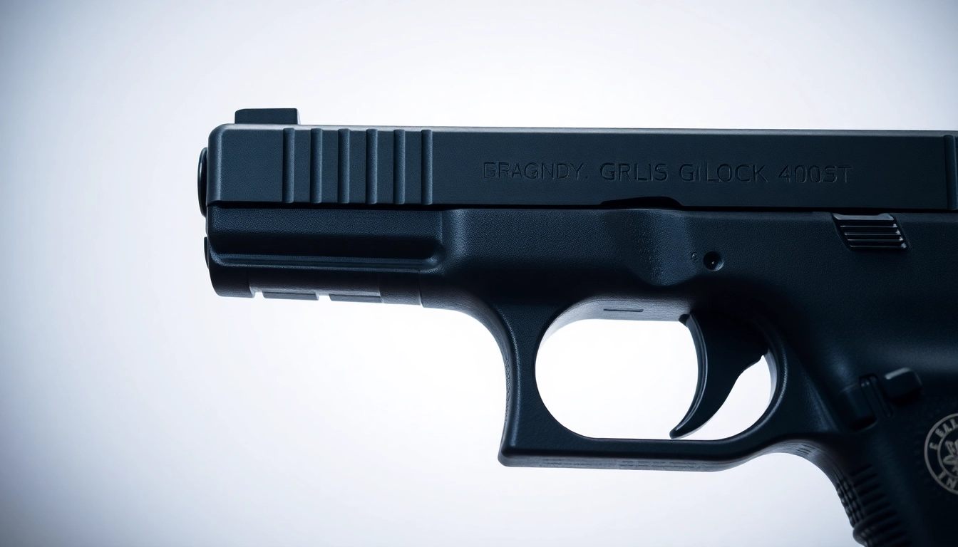 Showcase the precision-engineered glock 17 slides with a professional focus on their details.