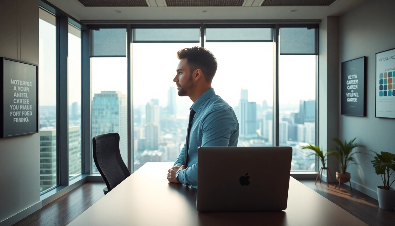 Visualizing the ideal career through a vibrant office setting, inspiring motivation and clarity.