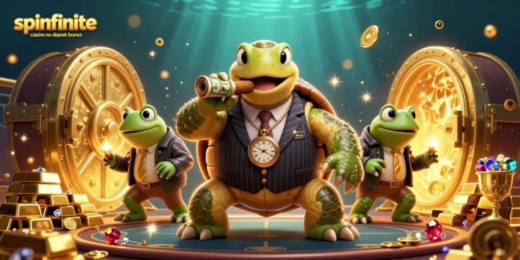 Play and win with the Spinfinite casino no deposit bonus, revealing vibrant treasures in an exciting atmosphere.