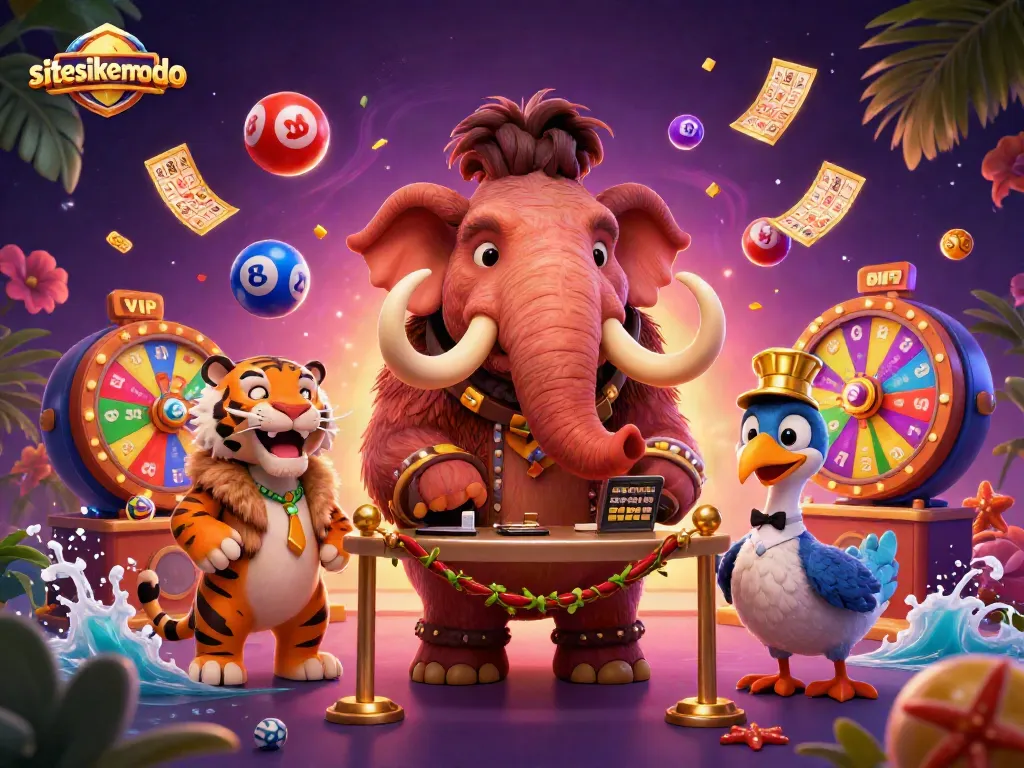 Engage with siteslikemodo's lively gaming scene featuring a bouncer and VIP guests.