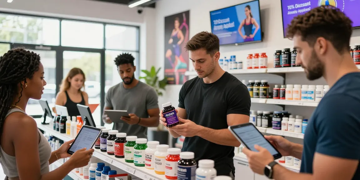 Shopping at Astera Shop, showcasing diverse customers exploring Astera Labs products in a vibrant retail space.