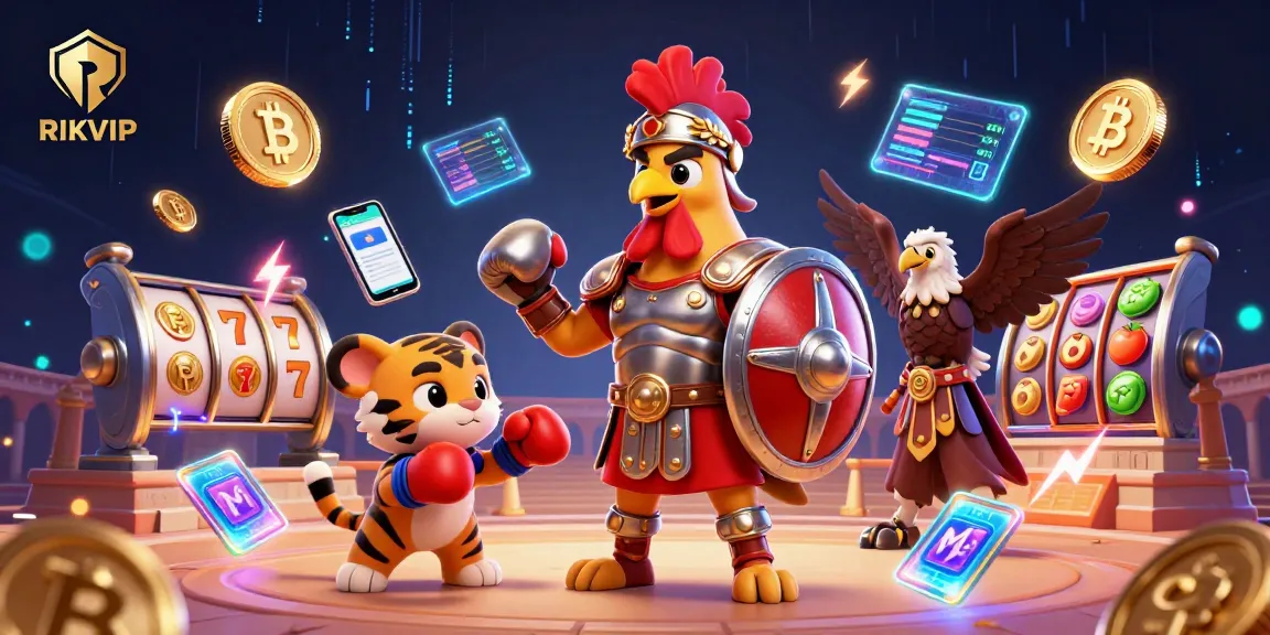 Experience thrilling gameplay at RIKVIP with vibrant slot games and dynamic energy